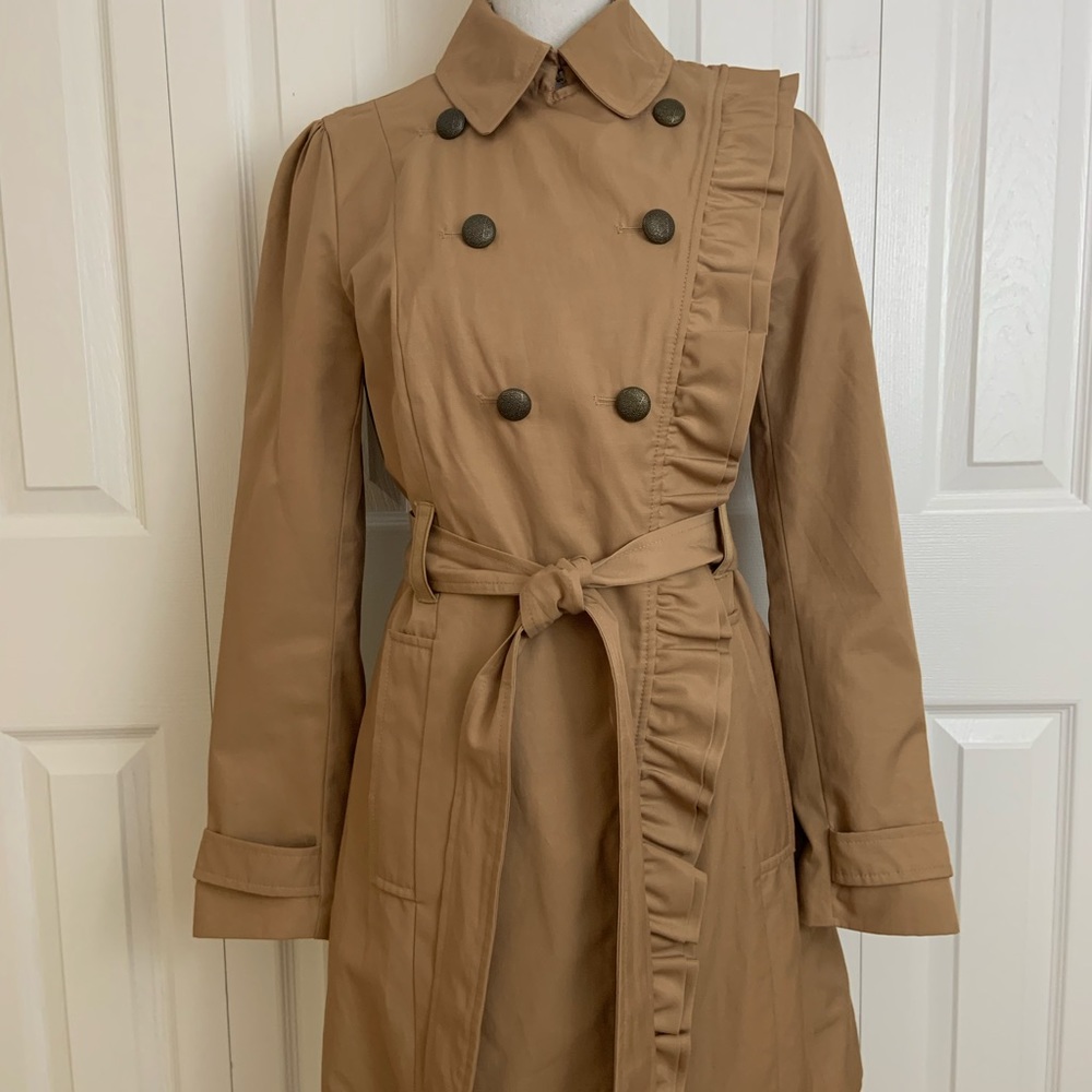 Anthropologie Elevenses Trench Coat